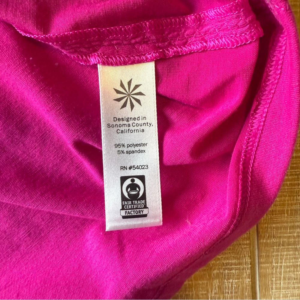 Athleta Fuchsia Racerback Workout Tank - Picture 5 of 6